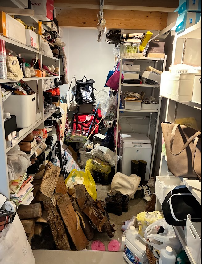 玄関の整理収納サポート事例 Before