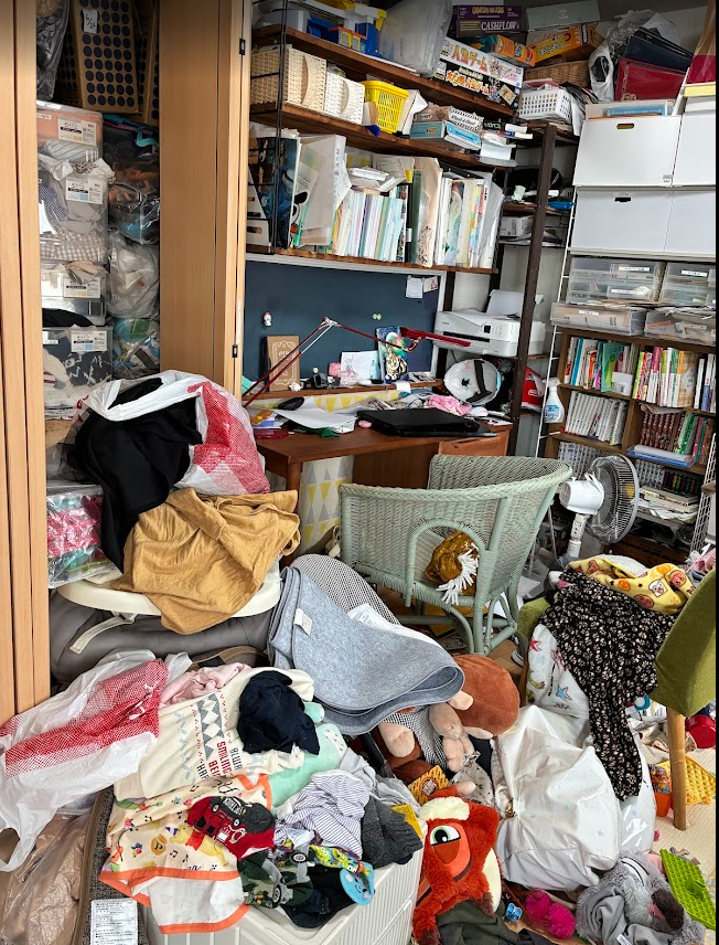子ども部屋の整理収納サポート事例 Before